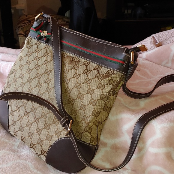 Gucci Handbags - Gucci Mayfair Messenger Bag Crossbody Web Monogram